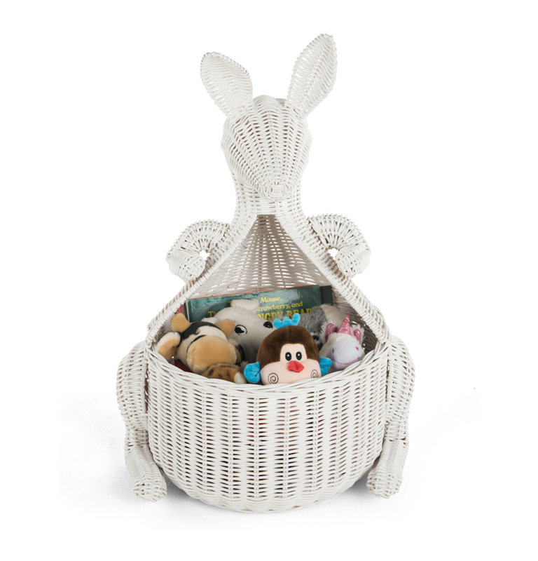 Bay Isle Home Quamba Kangaroo Wicker Basket & Reviews Wayfair